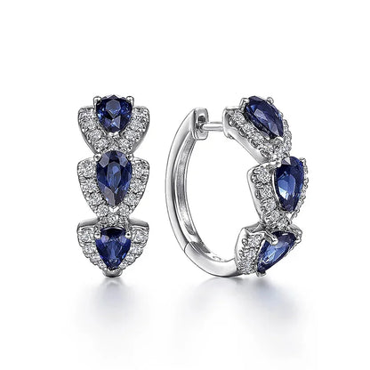 Huitan Luxury  Multiple Style Zirconia Hoop & Other Style Earrings