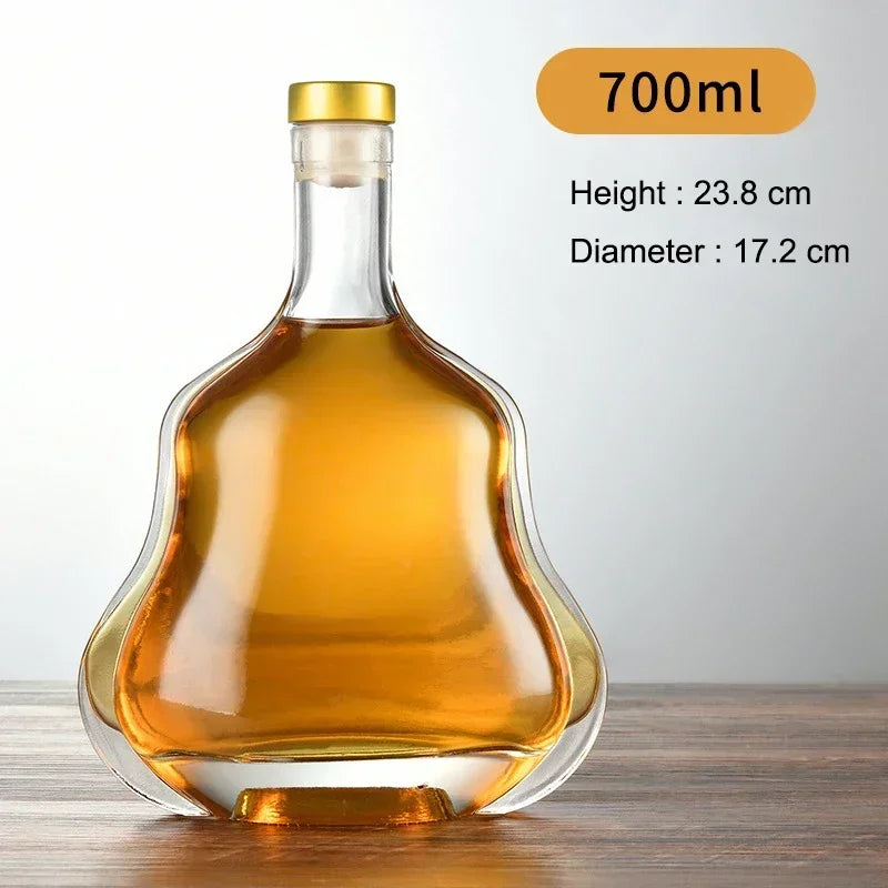 Luxurious Decanter For Liquor 750ml - Airtight Stopper, Luxury barware