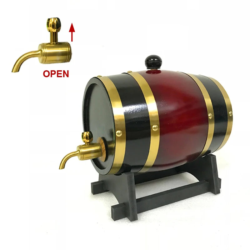 UNTIOR Wood Barrel Oak - Decanter, Decoration, Brewing Equipment - Beer, Wine, Whisky & Rum