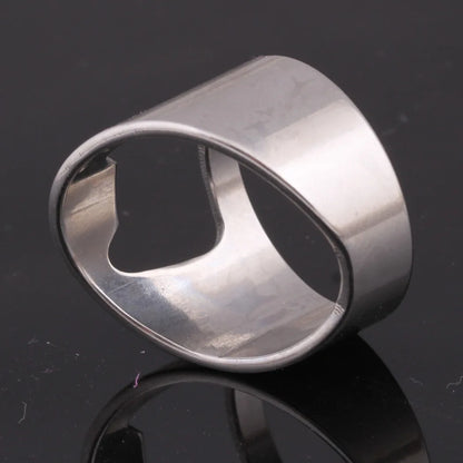 Bottle Opener Stainless Steel Ring