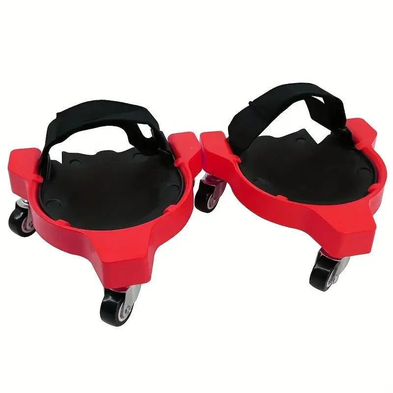 2pcs Universal Foam Padded Kneepads with Mobile Wheels - Multifunctional Kneeling Pulley, Floor Tiles, car repair, Seams & Woodworking