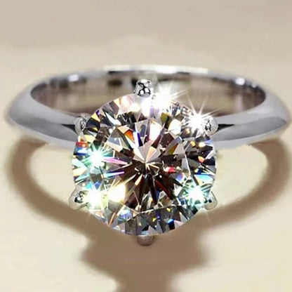 Luxury In Different Colours GRA Certified VVS1 Moissanite Ring