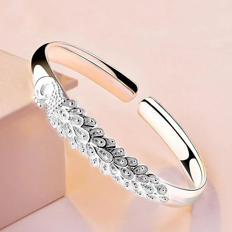 Silver Bracelet In Different Styles For Women - 925 Sterling