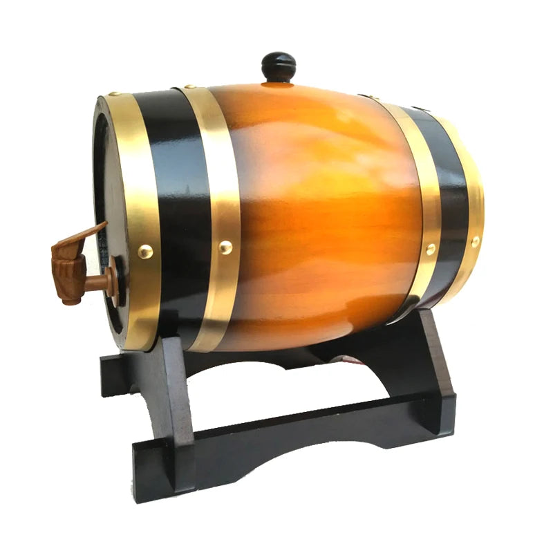 UNTIOR Wood Barrel Oak - Decanter, Decoration, Brewing Equipment - Beer, Wine, Whisky & Rum