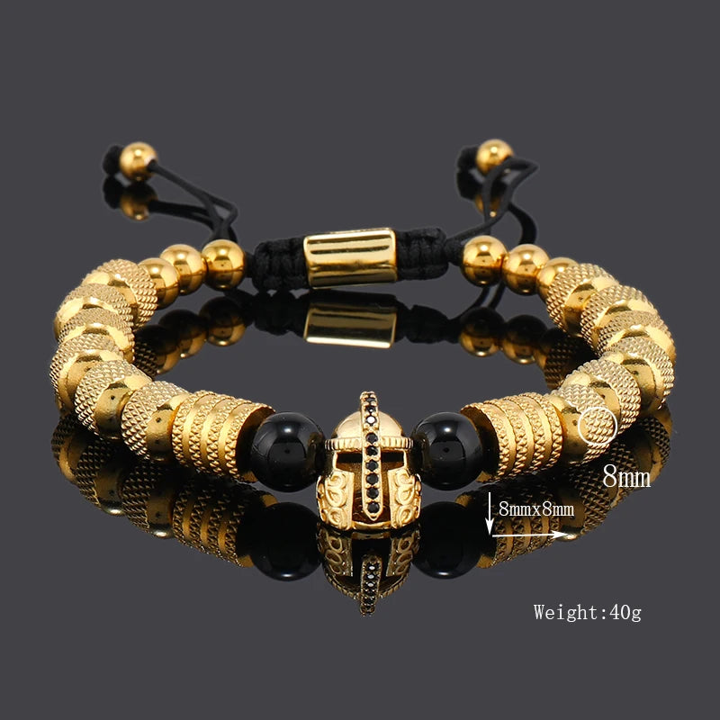 Luxury Stainless Steel Beads Bracelet