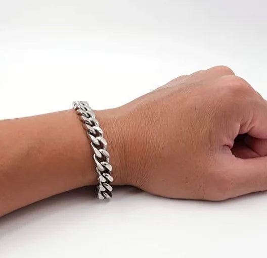 Figaro Stainless Steel Cuban Chain Bracelets