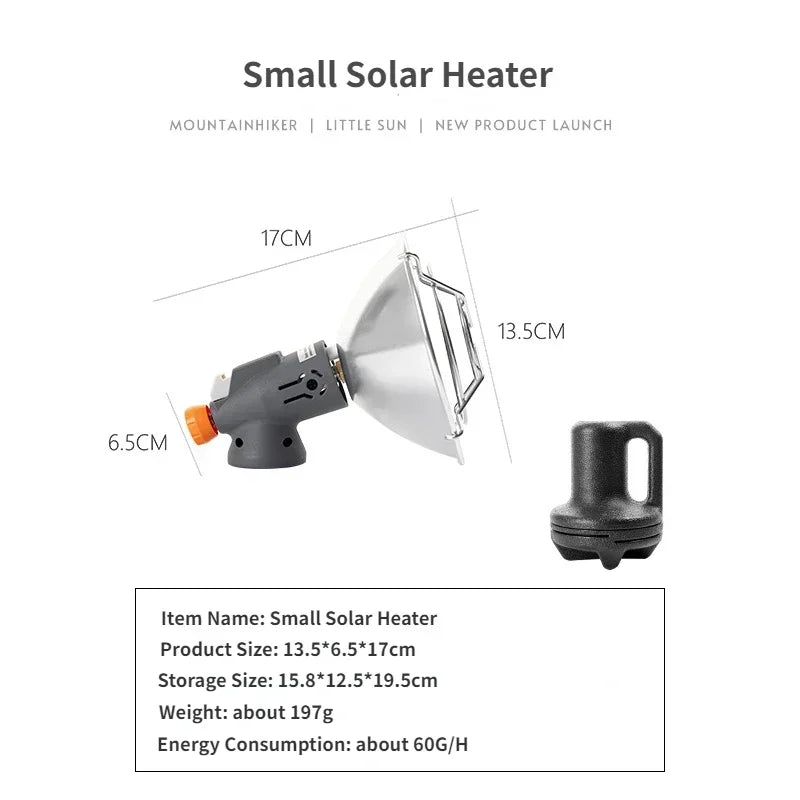 MOUNTAINHIKER Portable Mini Gas/Butane Heater