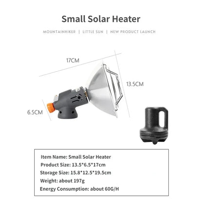 MOUNTAINHIKER Portable Mini Gas/Butane Heater