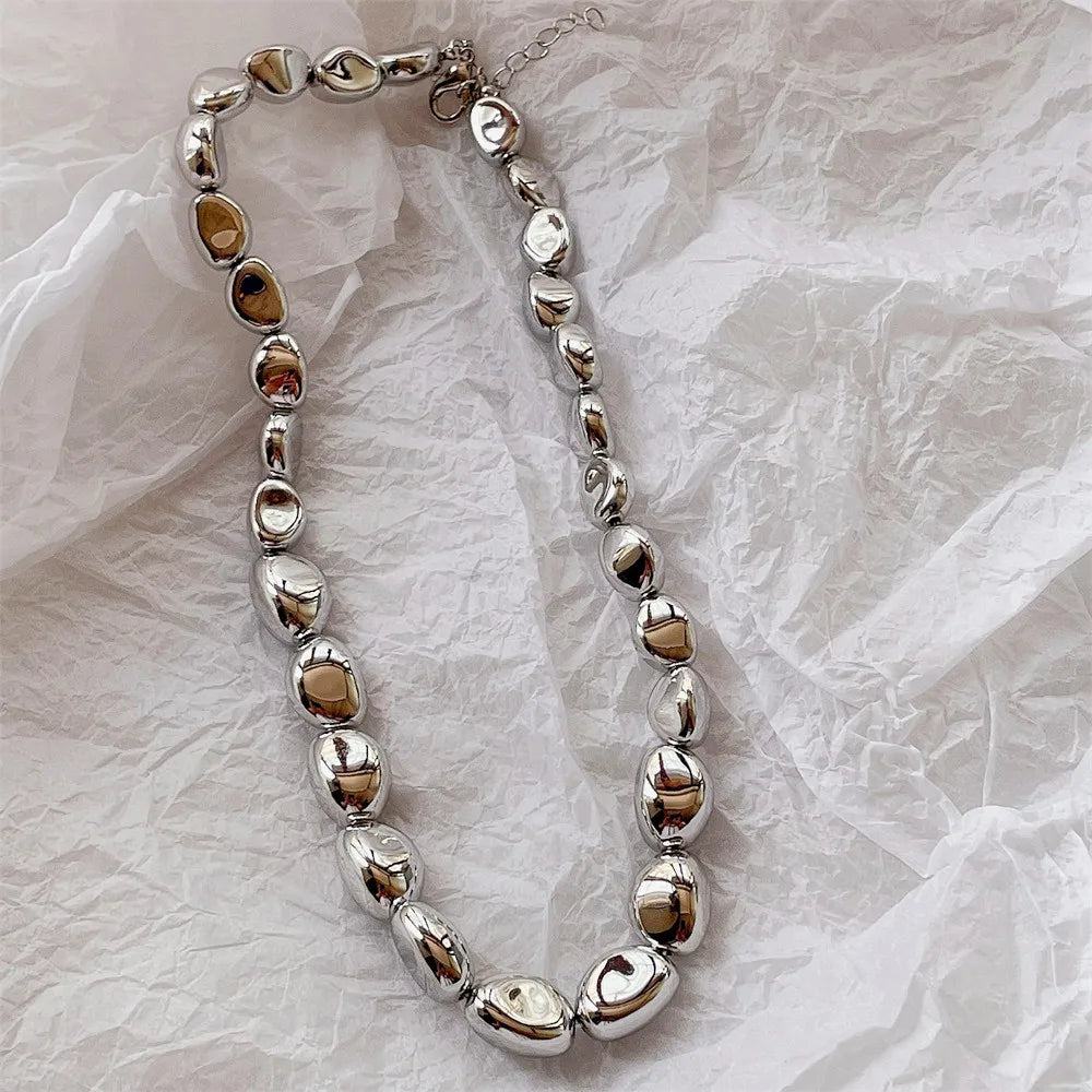 Boho Vintage Fashion Pearl Chain Necklaces  For Women