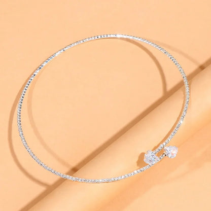 Simple Open Collar Choker Necklace for Women