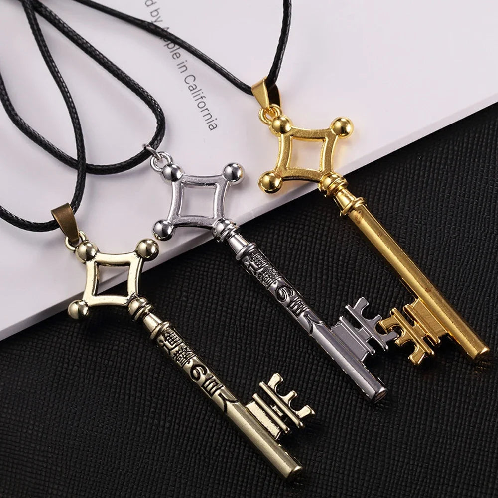 SUMENG Anime Attack On Titan Key Necklace - Eren`s Key