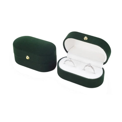 Velvet Double Ring Jewelry Case