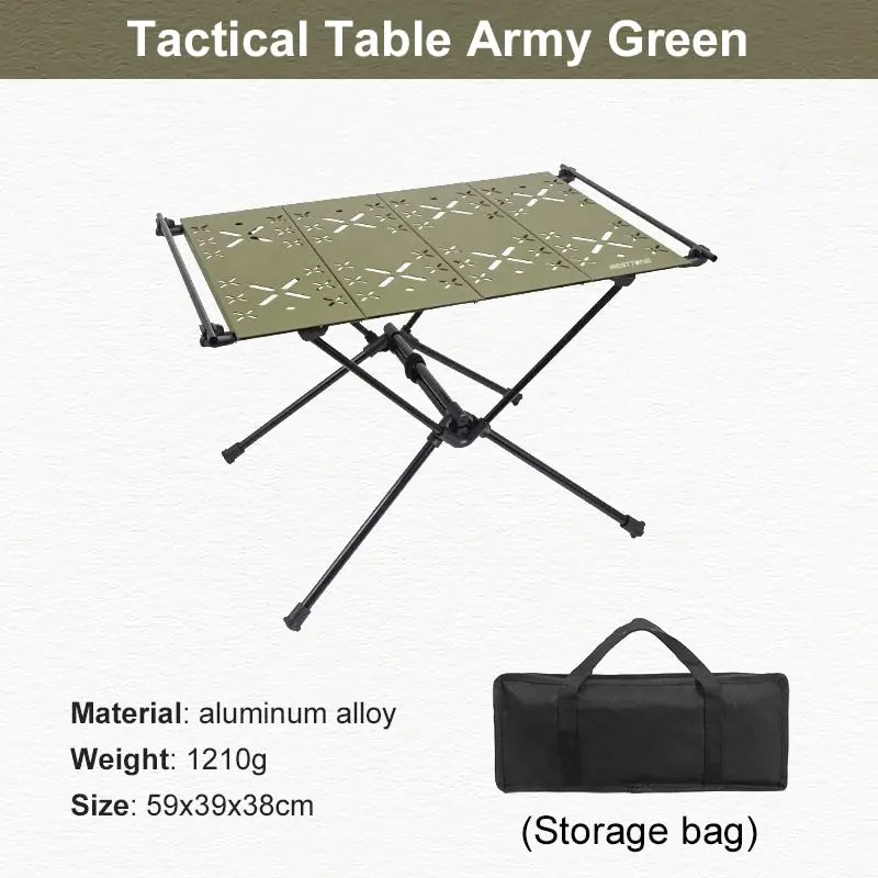 WESTTUNE Outdoor Ultralight Adjustable & Folding Camping Table