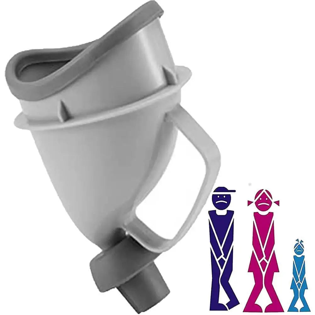 Outdoor Male & Female Emergency Urinal Funnel With Plastic Bottle Connector