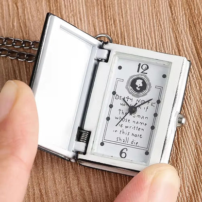 Antique Death Note Chain Pocket Quartz Watch Pendant