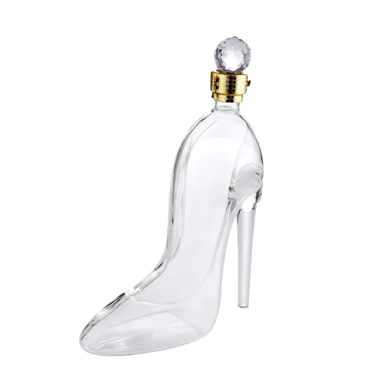 350ml and 700ml High-heeled Shoe Decanter - Empty Bottle, Glass Thickened Decanter