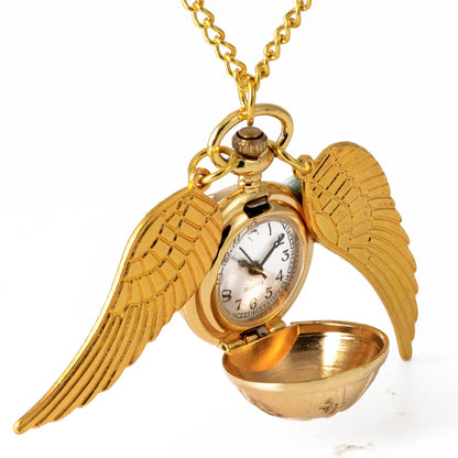 DQG Harry Potter Golden Ball Pendant Pocket Watch