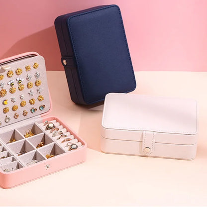 Fashion PU Leather Jewellery Storage Boxes In Different Colours & Sizes