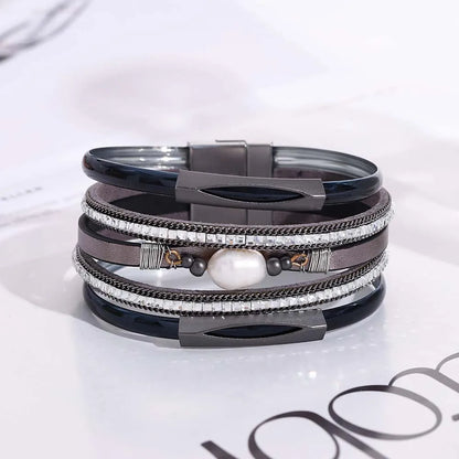 ALLYES Fashion Irregular Bracelets With Pearl