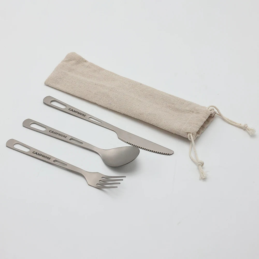 Ultralight & Portable Titanium Outdoor Tableware Sets