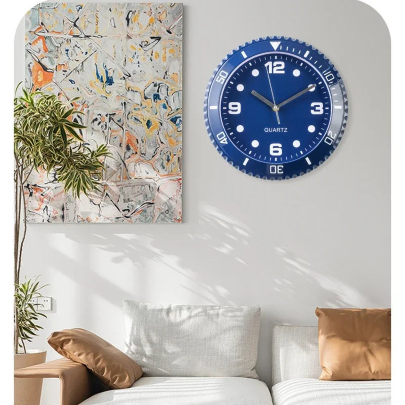 NIBOSI Luxury Wall Clock Modern Design withSilent Quartz Needle