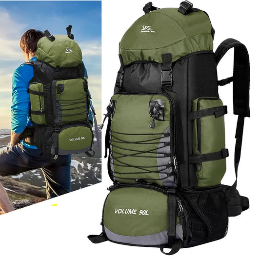 Scione Large Capacity 90L Travel & Camping Backpack