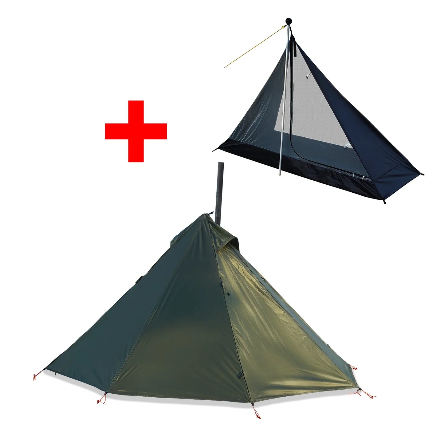 Top Lander Ultralight Double Layer Tipi Teepee Tent