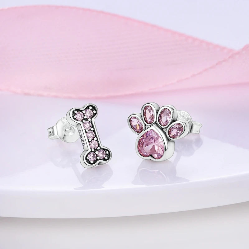 MISEFF Luxury Cat Style S925 Silver Earrings