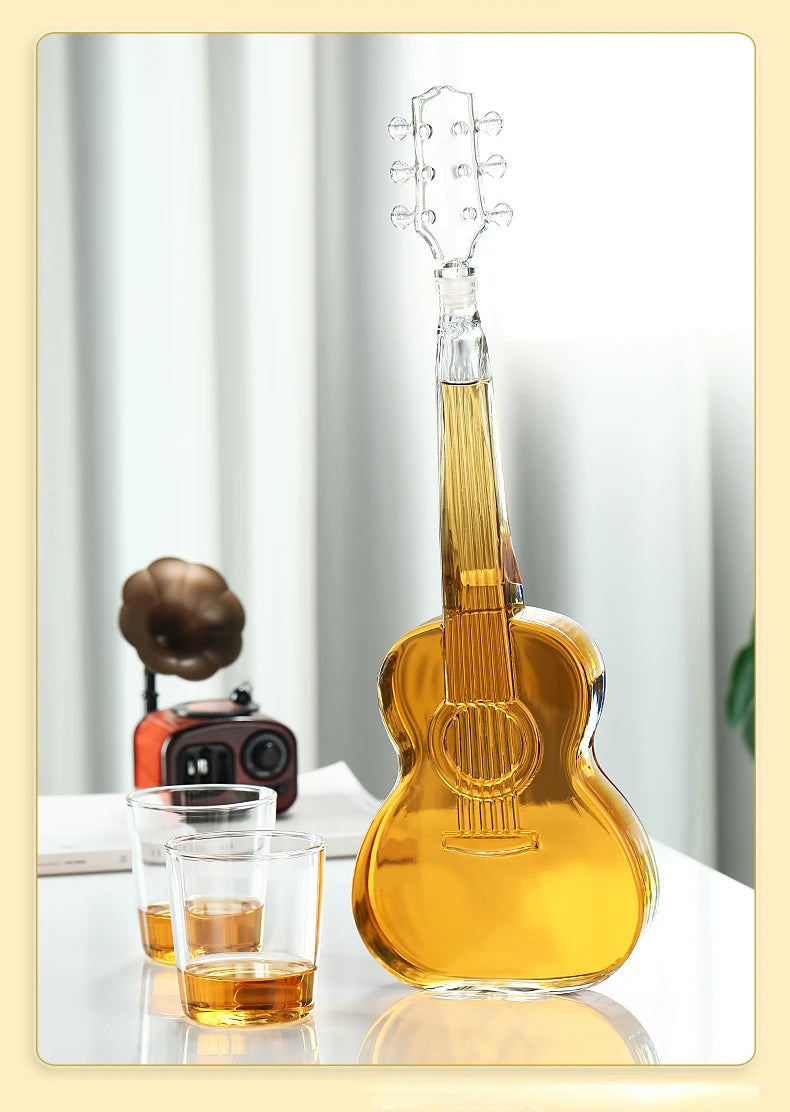 Luxury Guitar/Violin Decanter - Transparent & Thickened Crafted