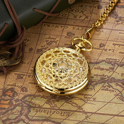 Ohsen Luxury Mechanical Hand Winding Skeleton Pocket Watch