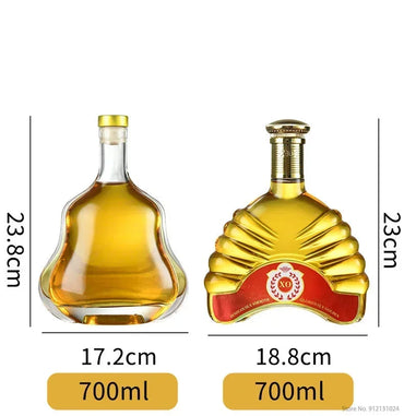 Luxurious Decanter For Liquor 750ml - Airtight Stopper, Luxury barware