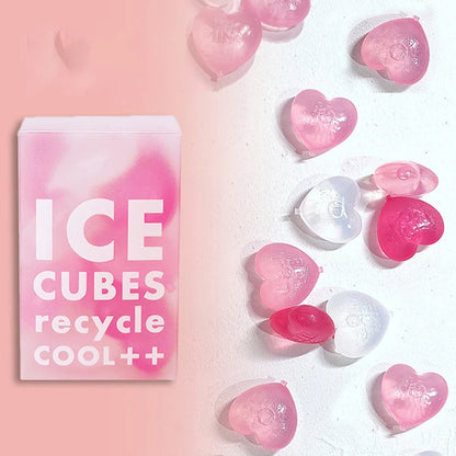 15PCS Ice Cubes Whiskey Chilling Reusable Heart Ice Cube Stone DIY Drinks Cooling Rock Bar Wine Cocktail Juice Beer Coolers