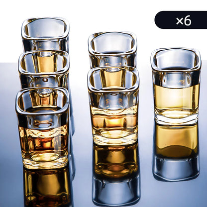 Shot Glass Set White Wine Glass Cup Holder Drinkware Set Spirit Glass Bar KTV Wine Glass Holder Glass Cup Storage Rack