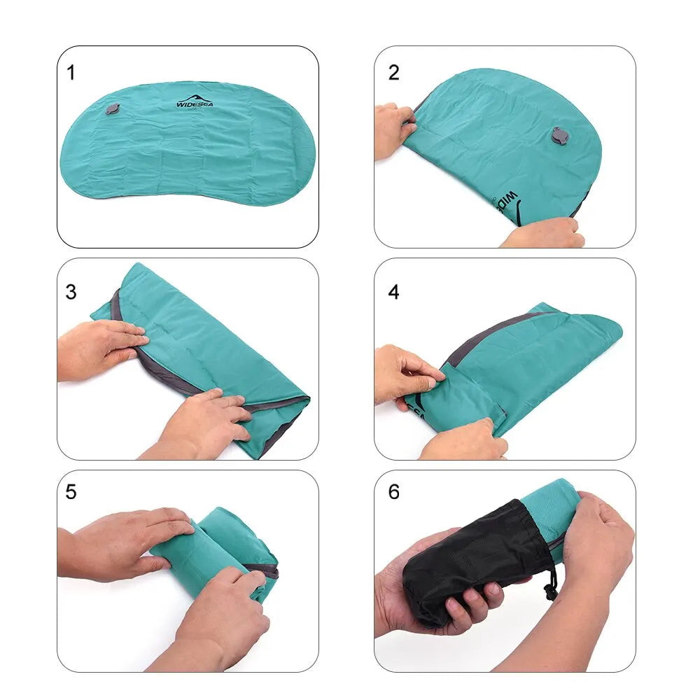 Widesea Portable Inflatable Camping & traveling Pillow