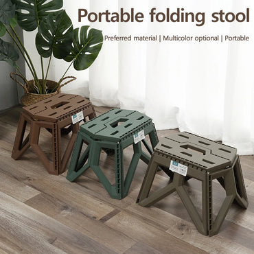 Portable Small & Thickened Folding Stool Or Step