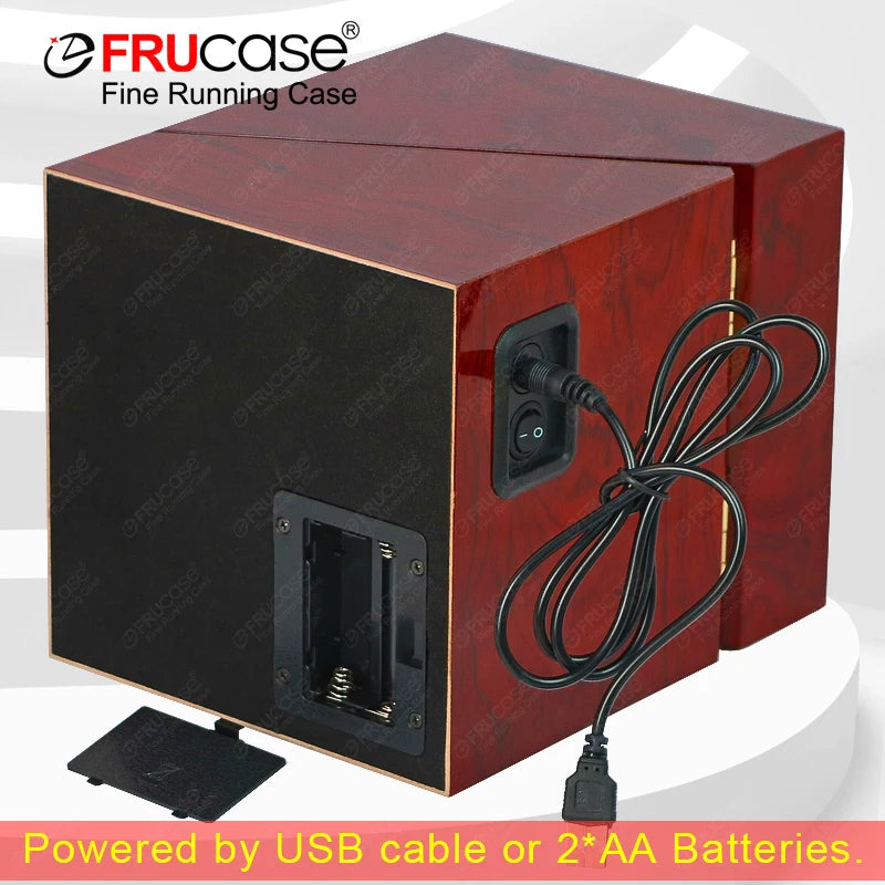 FRUCASE Automatic Watch Winder for Automatic Watches With USB Cable & Battery As Option