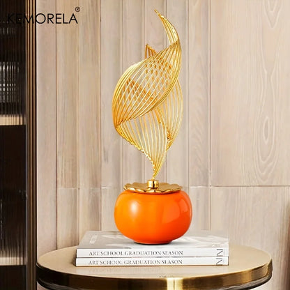 Ceramic Luxury Statue - Creative Nordic Living Room Decoration Sculptures