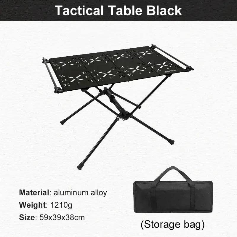 WESTTUNE Outdoor Ultralight Adjustable & Folding Camping Table