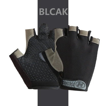 Men & Woman Cycling Bicycle Gloves Half Finger - Breathable, Anti-slip, Training Gloves