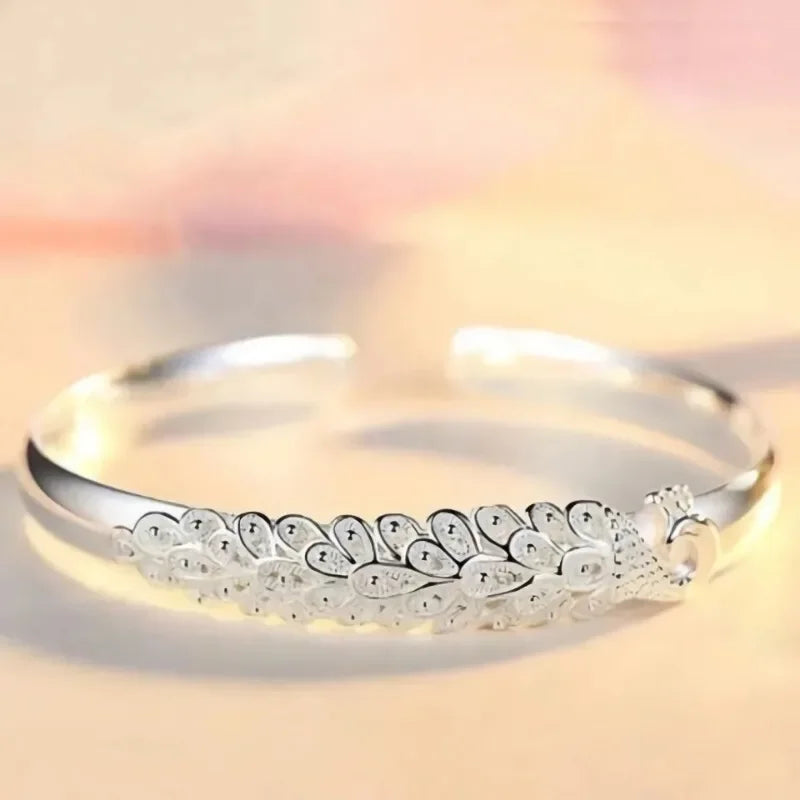 Silver Bracelet In Different Styles For Women - 925 Sterling