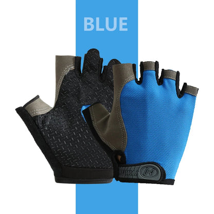 Men & Woman Cycling Bicycle Gloves Half Finger - Breathable, Anti-slip, Training Gloves