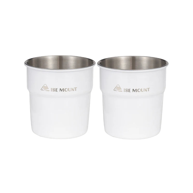 ISE MOUNT Outdoor 300ml Stainless Steel Cups