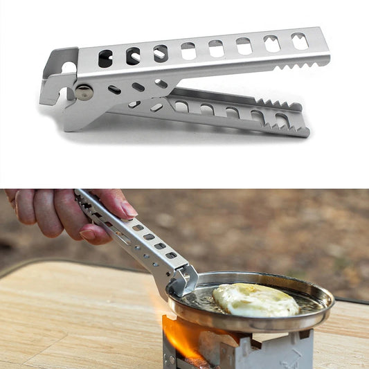 Portable Aluminum Alloy Anti-Scalding Pot Holder Clip – Lightweight & Heat-resistant Outdoor Kitchen Tool