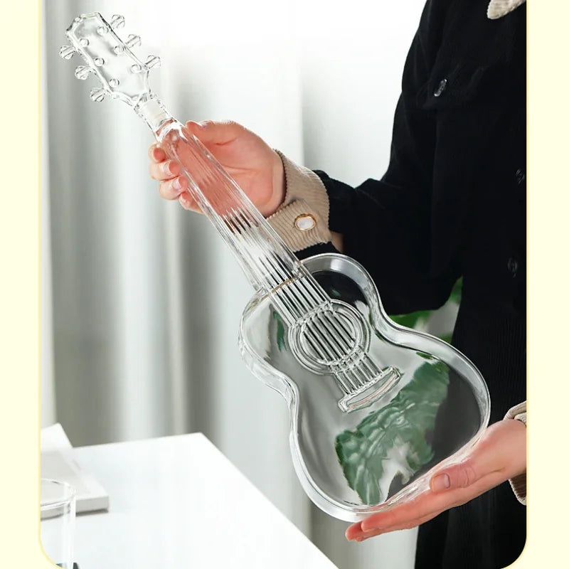 Luxury Guitar/Violin Decanter - Transparent & Thickened Crafted