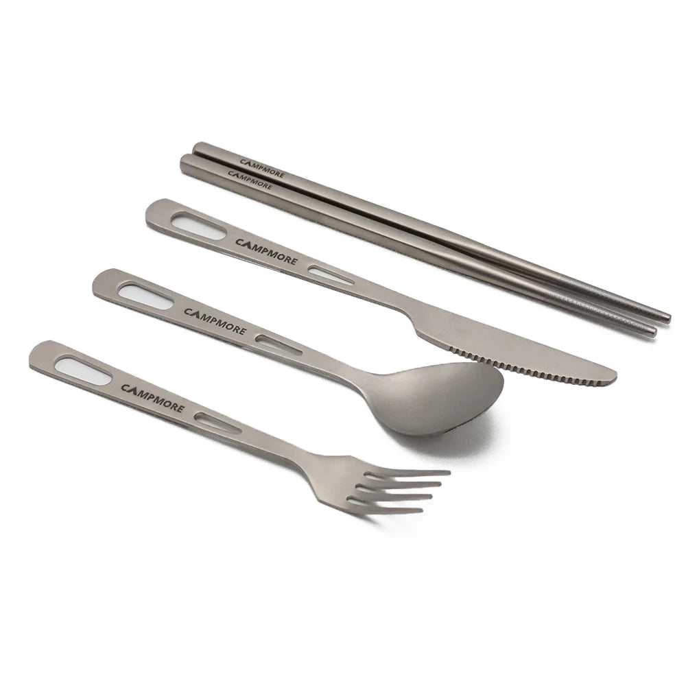 Ultralight & Portable Titanium Outdoor Tableware Sets