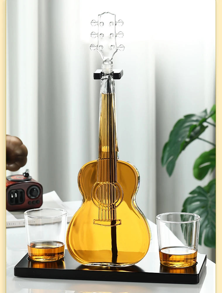 Luxury Guitar/Violin Decanter - Transparent & Thickened Crafted