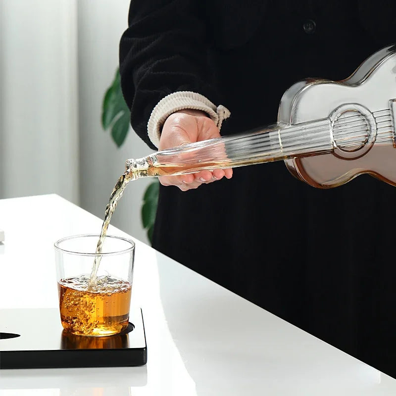 Luxury Guitar/Violin Decanter - Transparent & Thickened Crafted