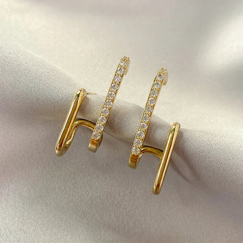 HYFAD Luxury Different Styles Stud Earrings