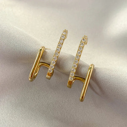 HYFAD Luxury Different Styles Stud Earrings