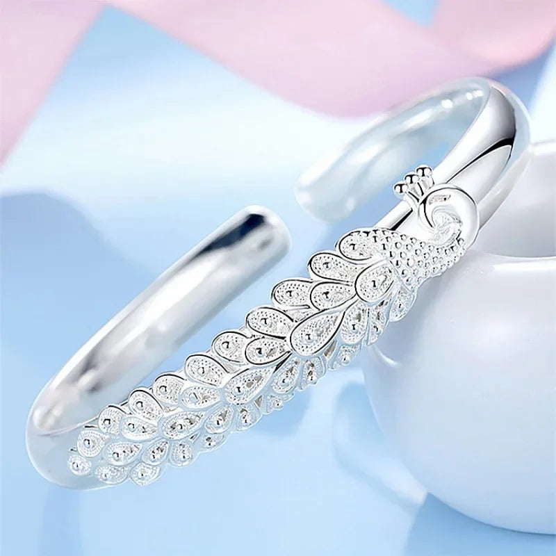 Silver Bracelet In Different Styles For Women - 925 Sterling